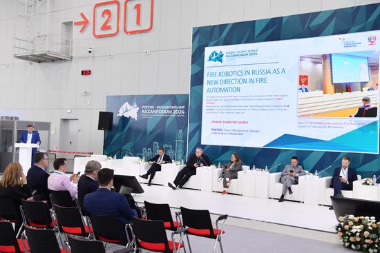 KAZANFORUM 2024. Presentation of startup projects. Photos can be used on terms listed in the media-bank's Forum section. Location: Russia, Republic of Tatarstan, Kazan. Author: Oleg Kazanzev/Sputnik. KAZANFORUM 2024. Presentation of startup projects