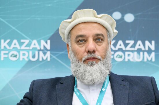 KAZANFORUM 2024. Russian-Afghanistan. Azizi Nuruddin, Nuruddin Azizi, Minister of Industry and Trade of Afghanistan. Photos can be used on terms listed in the media-bank's Forum section. Location: Russia, Republic of Tatarstan, Kazan. Author: Stanislav Krasilnikov/Sputnik. KAZANFORUM 2024. Russian-Afghanistan
