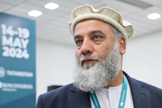 KAZANFORUM 2024. Russian-Afghanistan. Azizi Nuruddin, Nuruddin Azizi, Minister of Industry and Trade of Afghanistan. Photos can be used on terms listed in the media-bank's Forum section. Location: Russia, Republic of Tatarstan, Kazan. Author: Stanislav Krasilnikov/Sputnik. KAZANFORUM 2024. Russian-Afghanistan