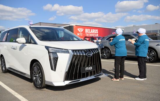 On the sidelines of KAZANFORUM 2024: Russia – Islamic World. To use the image, see the terms of use in the Kazanforum section of this media bank. Location: Russia, Republic of Tatarstan, Kazan. Author: Kristina Kormilitsyna/Sputnik. Russia – Islamic World: KAZANFORUM 2024