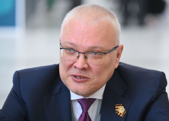 Russia – Islamic World: KAZANFORUM 2024 international economic forum. Alexander Sokolov, Governor of the Kirov Region. Photos can be used on terms specified in the media bank's Forum section. Location: Russia, Republic of Tatarstan, Kazan. Author: Pavel Bednyakov/Sputnik. Russia – Islamic World: KAZANFORUM 2024