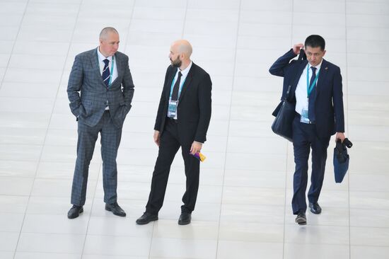 On the sidelines of KAZANFORUM 2024: Russia – Islamic World. To use the image, see the terms of use in the Kazanforum section of this media bank. Location: Russia, Republic of Tatarstan, Kazan. Author: Pavel Bednyakov/Sputnik. Russia – Islamic World: KAZANFORUM 2024