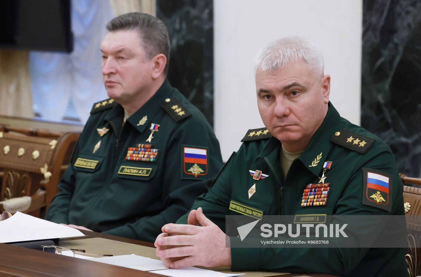Russia Putin Military Districts Commanders