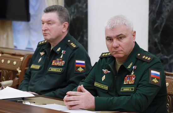 Russia Putin Military Districts Commanders