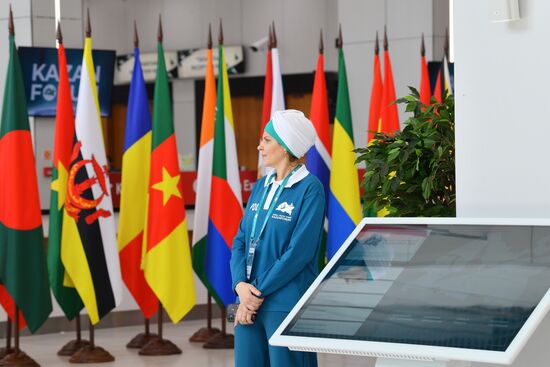 On the sidelines of KAZANFORUM 2024: Russia – Islamic World. To use the image, see the terms of use in the Kazanforum section of this media bank. Location: Russia, Republic of Tatarstan, Kazan. Author: Ekaterina Chesnokova/Sputnik. Russia – Islamic World: KAZANFORUM 2024