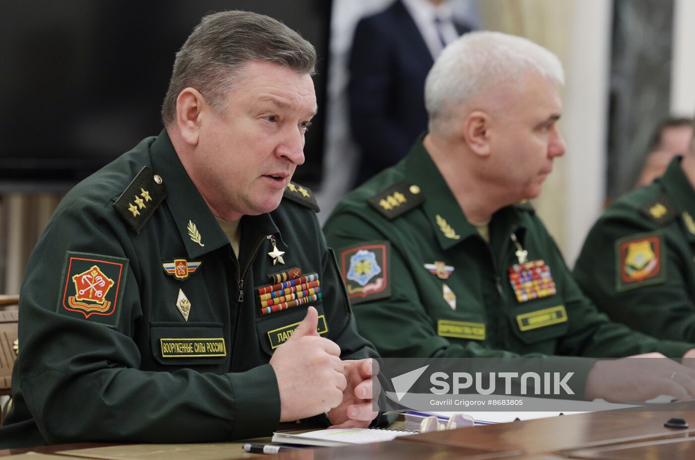 Russia Putin Military Districts Commanders