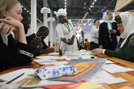 On the sidelines of KAZANFORUM 2024: Russia – Islamic World. To use the image, see the terms of use in the Kazanforum section of this media bank. Location: Russia, Republic of Tatarstan, Kazan. Author: Kirill Zykov/Sputnik. Russia – Islamic World: KAZANFORUM 2024