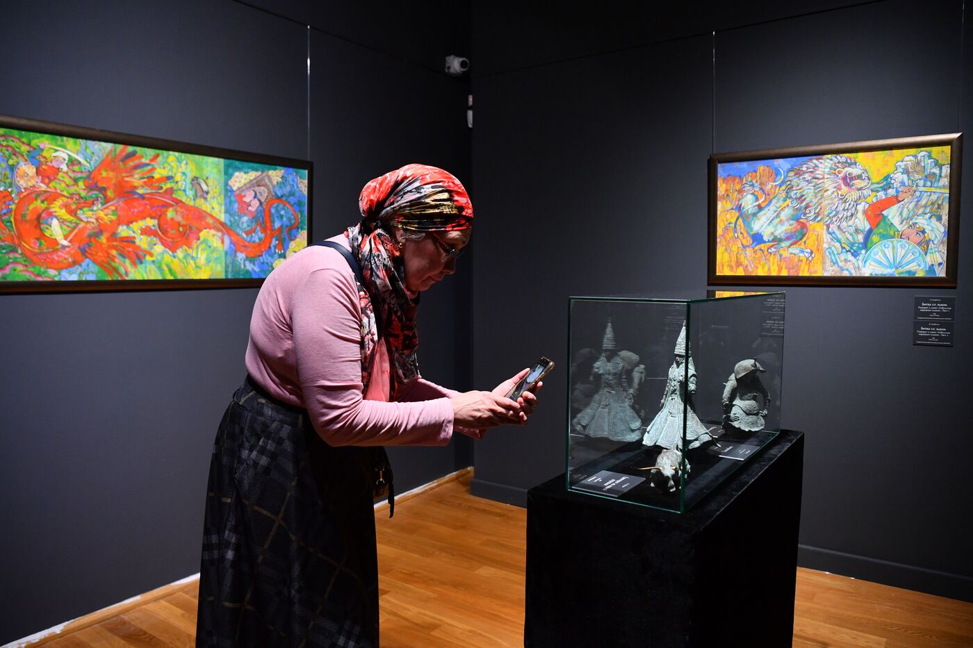 KAZANFORUM 2024. Opening of the Living Tradition exhibition at the National Museum of the Republic of Tatarstan