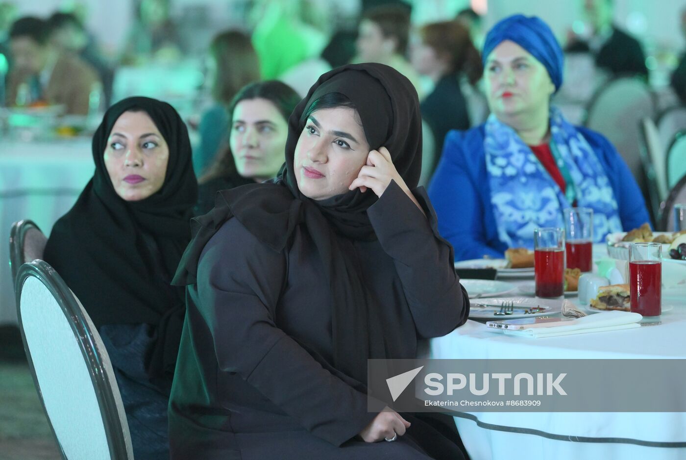 KAZANFORUM 2024. Welcome Gala dinner summarizing the results of the Halal Business Woman award