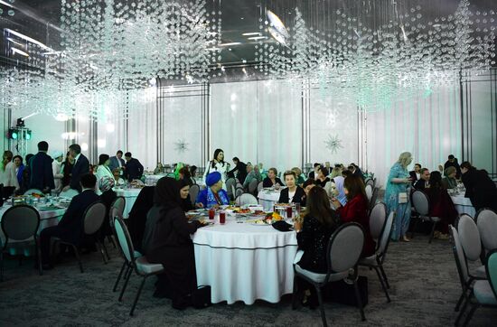 KAZANFORUM 2024. Welcome Gala dinner summarizing the results of the Halal Business Woman award