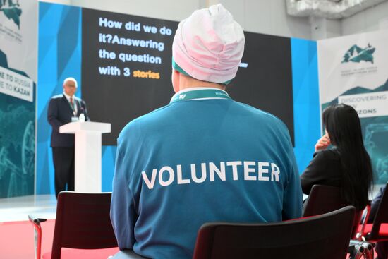 The KAZANFORUM 2024: Russia – Islamic World. Photos can be used on terms listed in the media-bank's Forum section. Location: Russia, Republic of Tatarstan, Kazan. Author: Ilya Pitalev/Sputnik. Russia – Islamic World: KAZANFORUM 2024