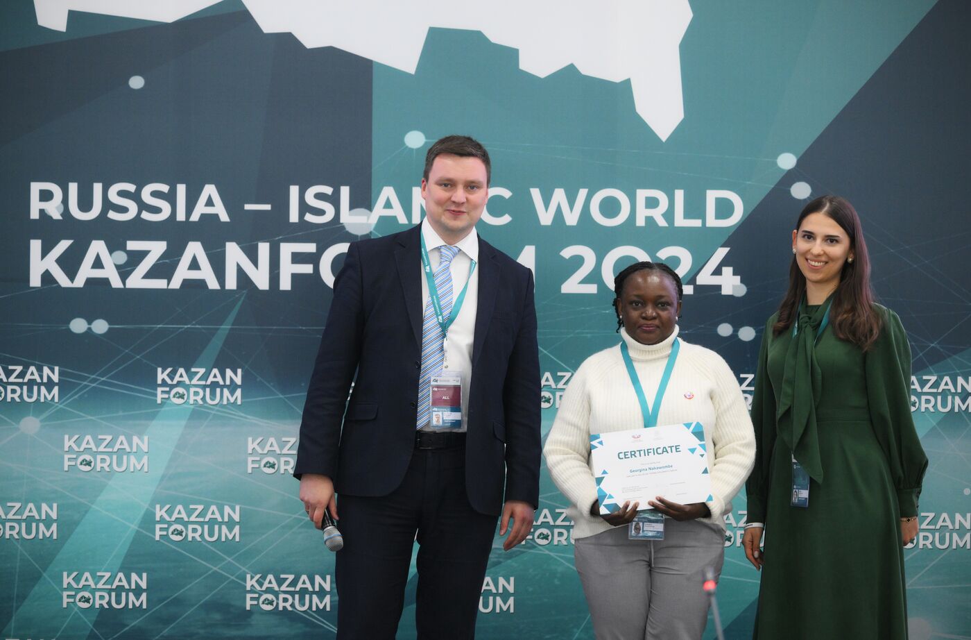 KAZANFORUM 2024. Ceremony of joining the International Association of Young Diplomats