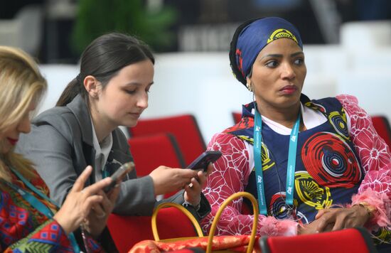 KAZANFORUM 2024: Russia - Islamic World. To use the image, see the terms of use in the Kazanforum section of this media bank. Location: Russia, Republic of Tatarstan, Kazan. Author: Maksim Bogodvid/Sputnik. Russia – Islamic World: KAZANFORUM 2024