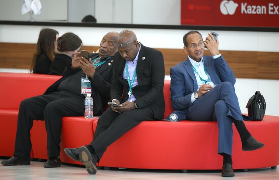 KAZANFORUM 2024: Russia - Islamic World. To use the image, see the terms of use in the Kazanforum section of this media bank. Location: Russia, Republic of Tatarstan, Kazan. Author: Vladimir Astapkovich/Sputnik. Russia – Islamic World: KAZANFORUM 2024