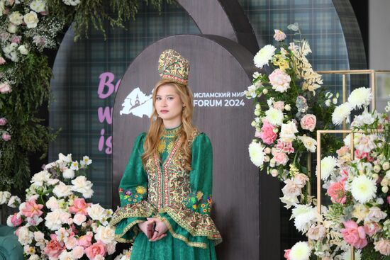 KAZANFORUM 2024: Russia - Islamic World. To use the image, see the terms of use in the Kazanforum section of this media bank. Location: Russia, Republic of Tatarstan, Kazan. Author: Maksim Bogodvid/Sputnik. Russia – Islamic World: KAZANFORUM 2024