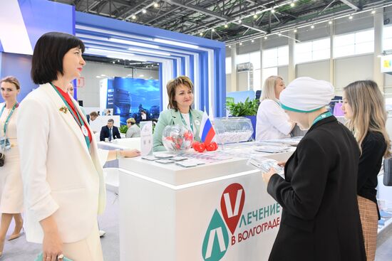 KAZANFORUM 2024: Russia - Islamic World. To use the image, see the terms of use in the Kazanforum section of this media bank. Location: Russia, Republic of Tatarstan, Kazan. Author: Ekaterina Chesnokova/Sputnik. Russia – Islamic World: KAZANFORUM 2024