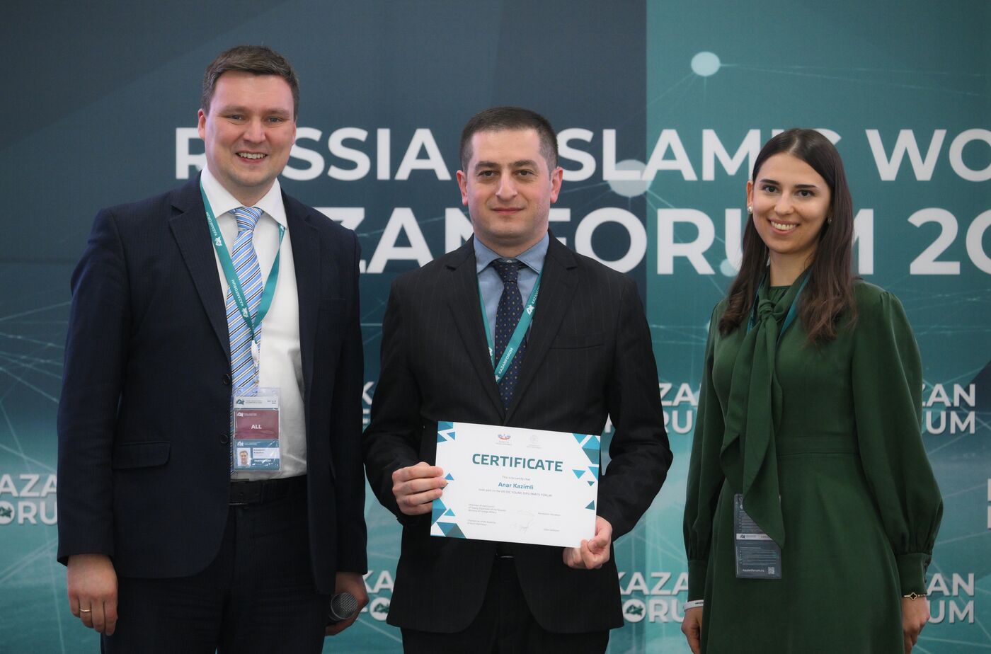 KAZANFORUM 2024. Ceremony of joining the International Association of Young Diplomats