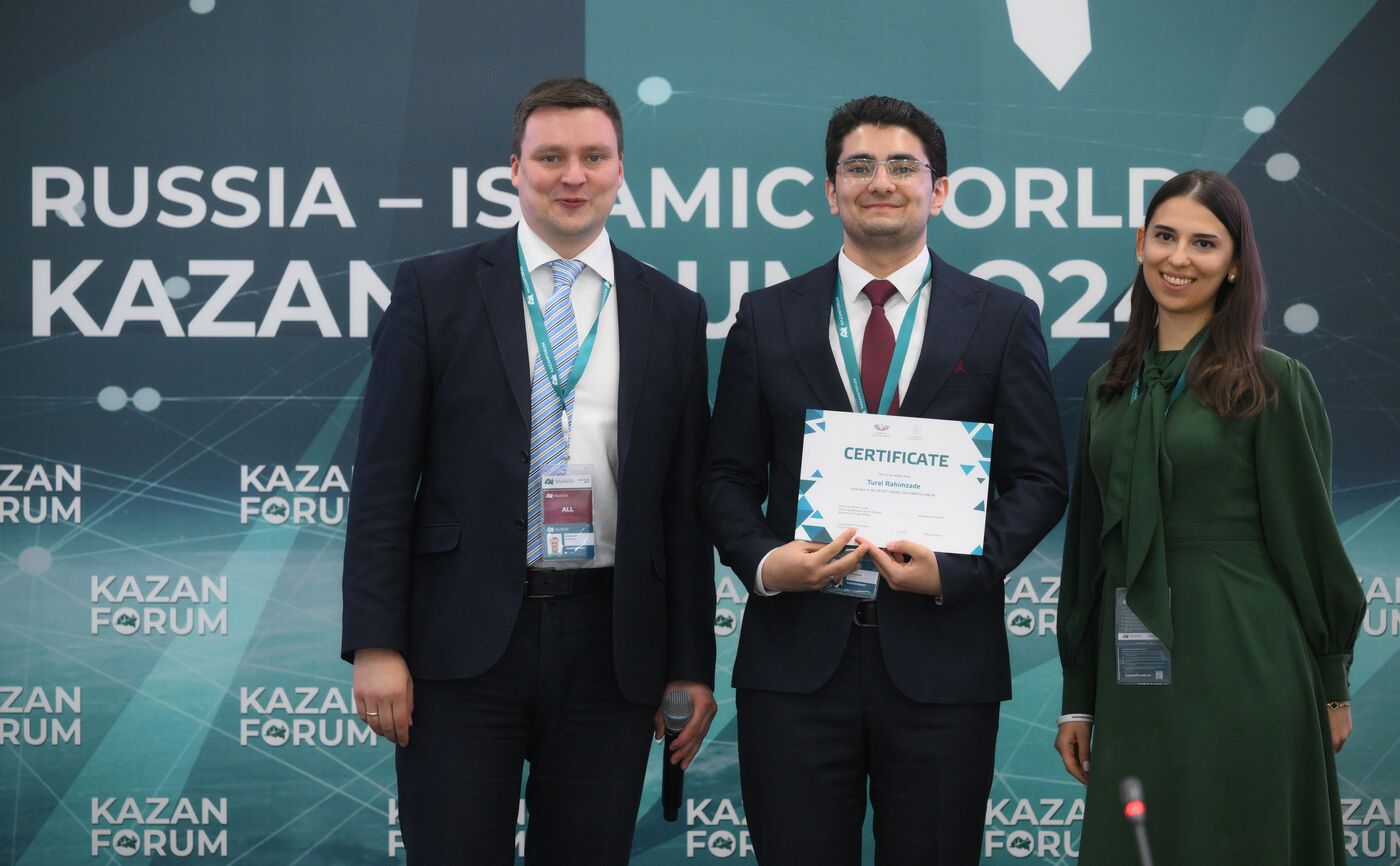 KAZANFORUM 2024. Ceremony of joining the International Association of Young Diplomats