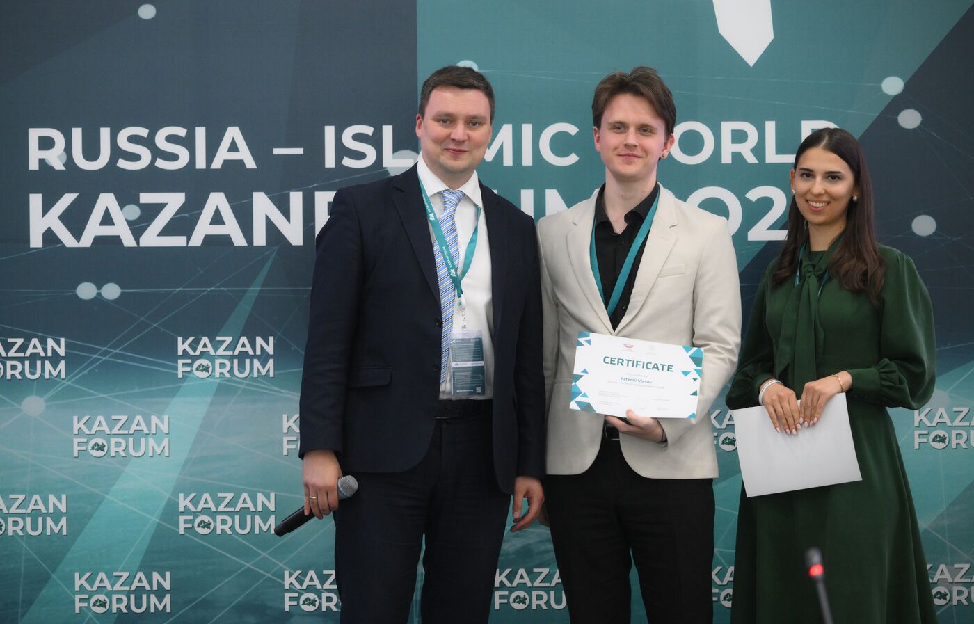 KAZANFORUM 2024. Ceremony of joining the International Association of Young Diplomats