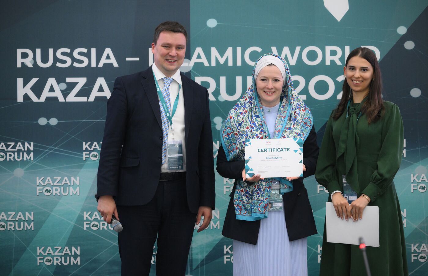 KAZANFORUM 2024. Ceremony of joining the International Association of Young Diplomats