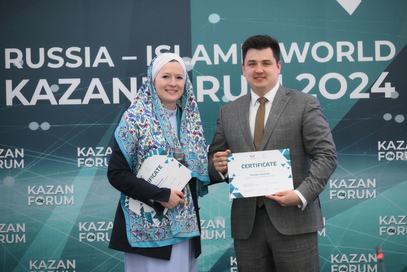 KAZANFORUM 2024. Ceremony of joining the International Association of Young Diplomats