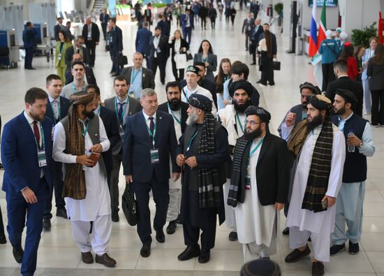 The KAZANFORUM 2024: Russia – Islamic World. Azizi Nuruddin, Minister of Industry and Trade of Afghanistan. Photos can be used on terms listed in the media-bank's Forum section. Location: Russia, Republic of Tatarstan, Kazan. Author: Pavel Bednyakov/Sputnik. Russia – Islamic World: KAZANFORUM 2024