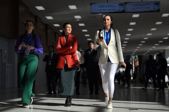 The KAZANFORUM 2024: Russia – Islamic World. Photos can be used on terms listed in the media-bank's Forum section. Location: Russia, Republic of Tatarstan, Kazan. Author: Pavel Bednyakov/Sputnik. Russia – Islamic World: KAZANFORUM 2024