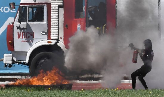 Russia Fire Rescue Sports Competition