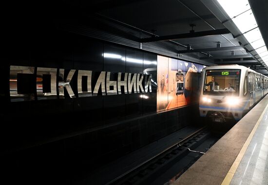 Russia Moscow Metro Anniversary Parade