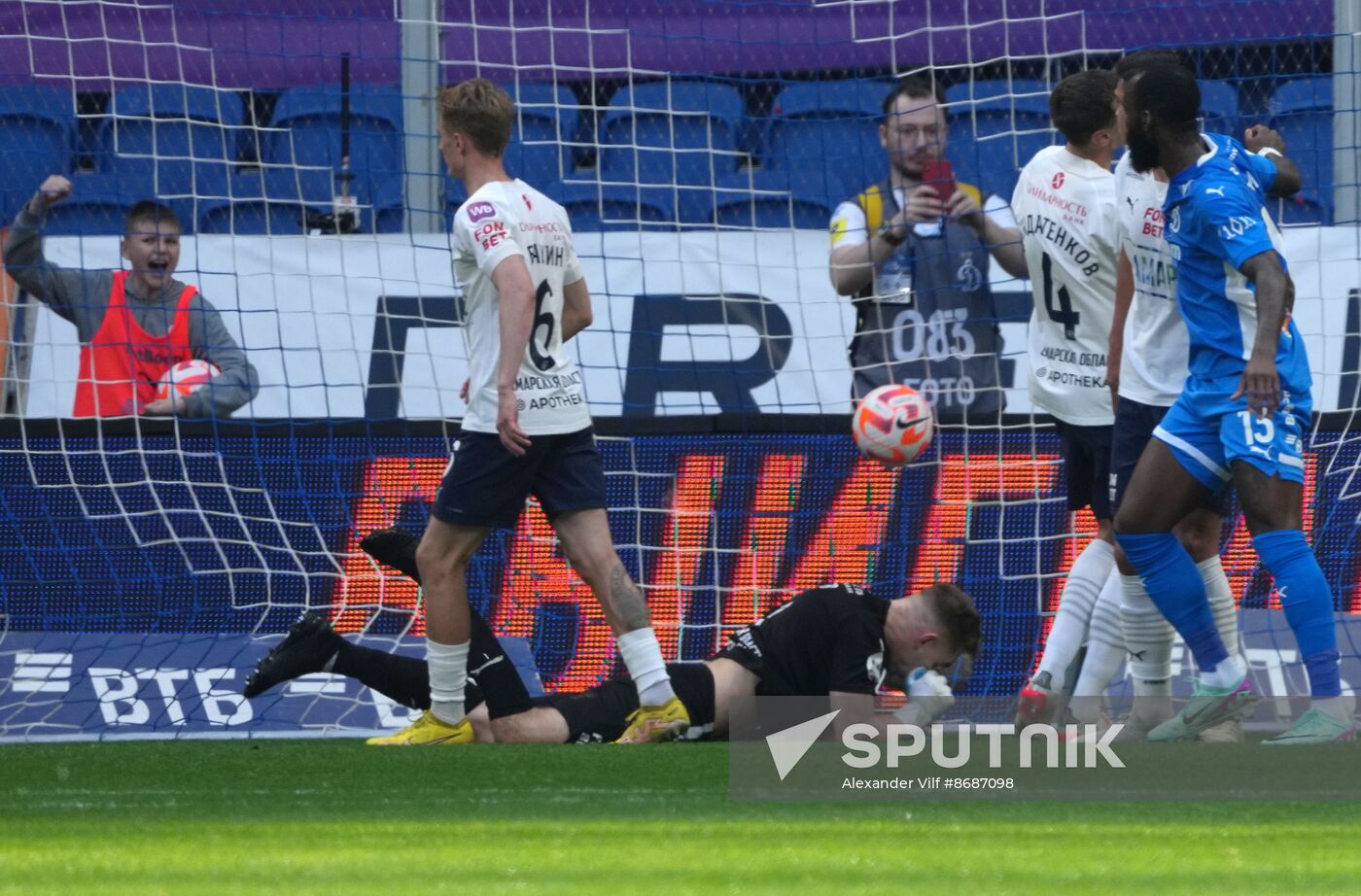 Russia Soccer Premier-League Dynamo - Krylia Sovetov