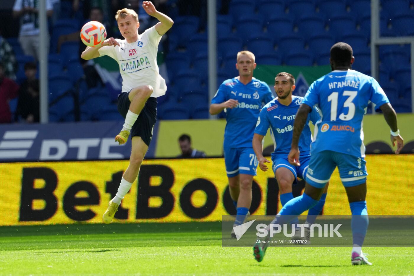 Russia Soccer Premier-League Dynamo - Krylia Sovetov