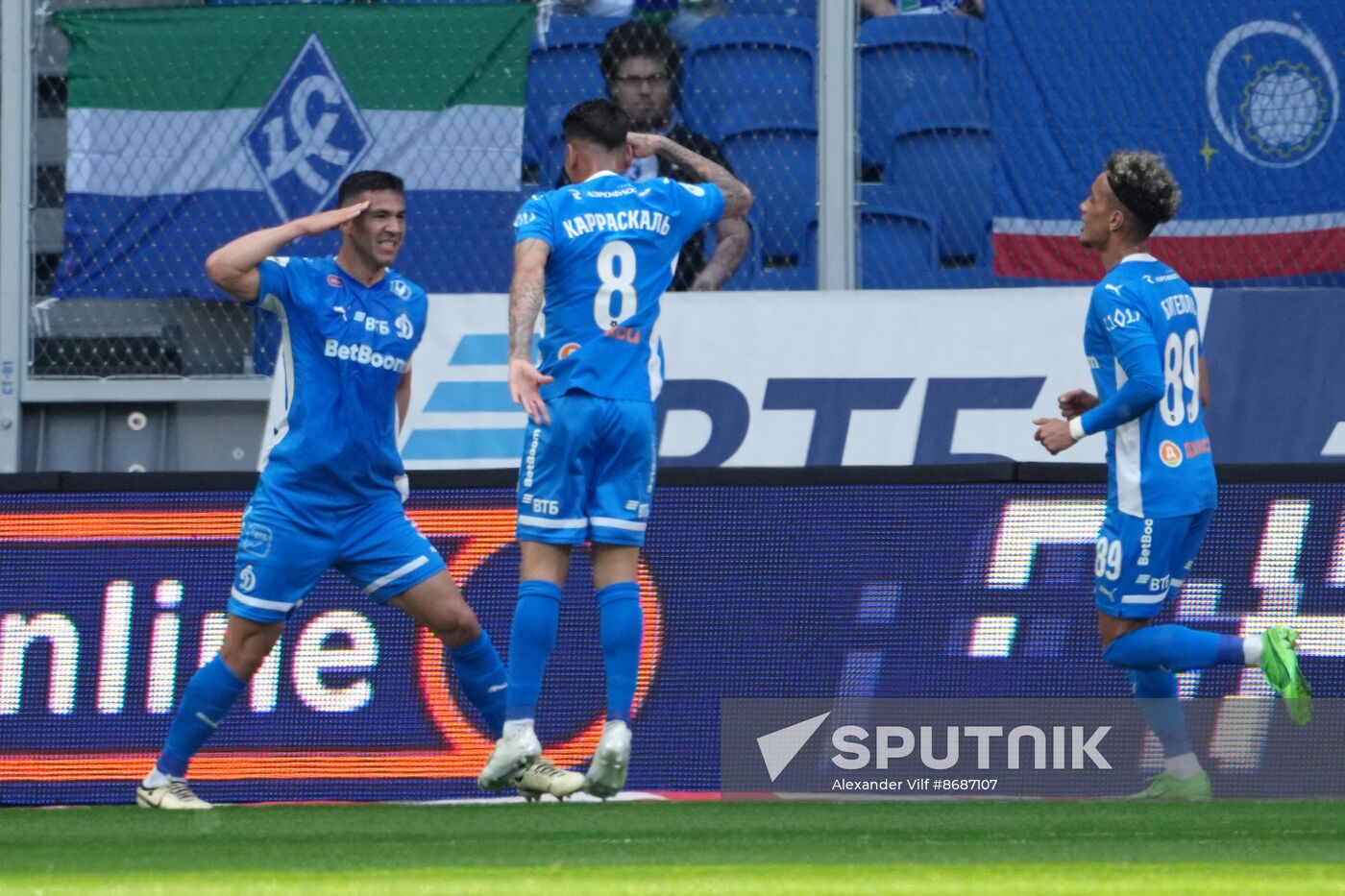 Russia Soccer Premier-League Dynamo - Krylia Sovetov