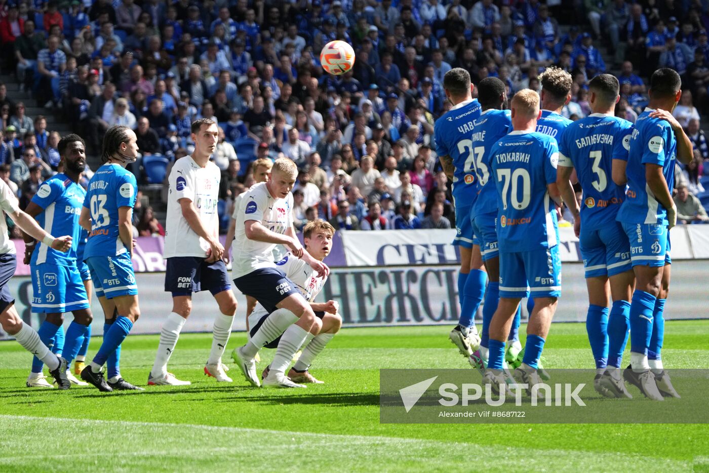 Russia Soccer Premier-League Dynamo - Krylia Sovetov