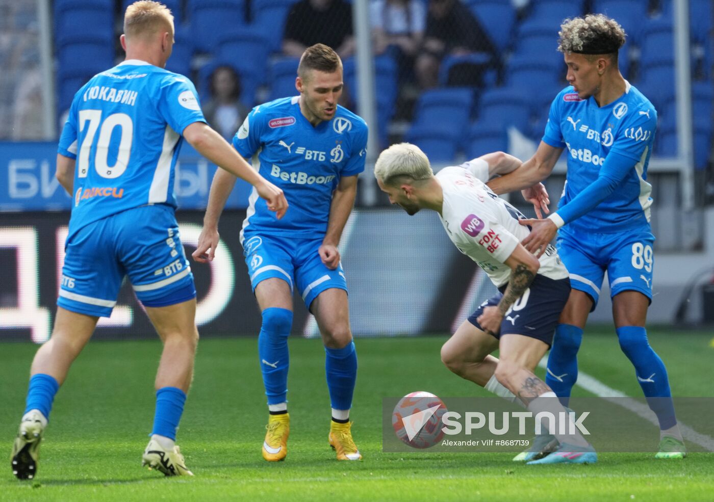 Russia Soccer Premier-League Dynamo - Krylia Sovetov