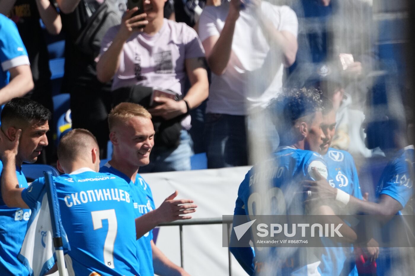 Russia Soccer Premier-League Dynamo - Krylia Sovetov