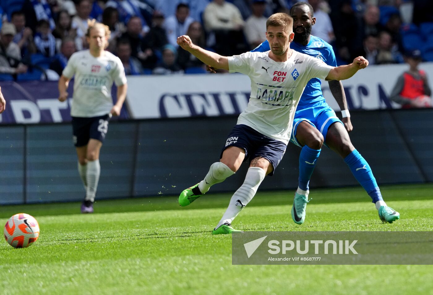 Russia Soccer Premier-League Dynamo - Krylia Sovetov