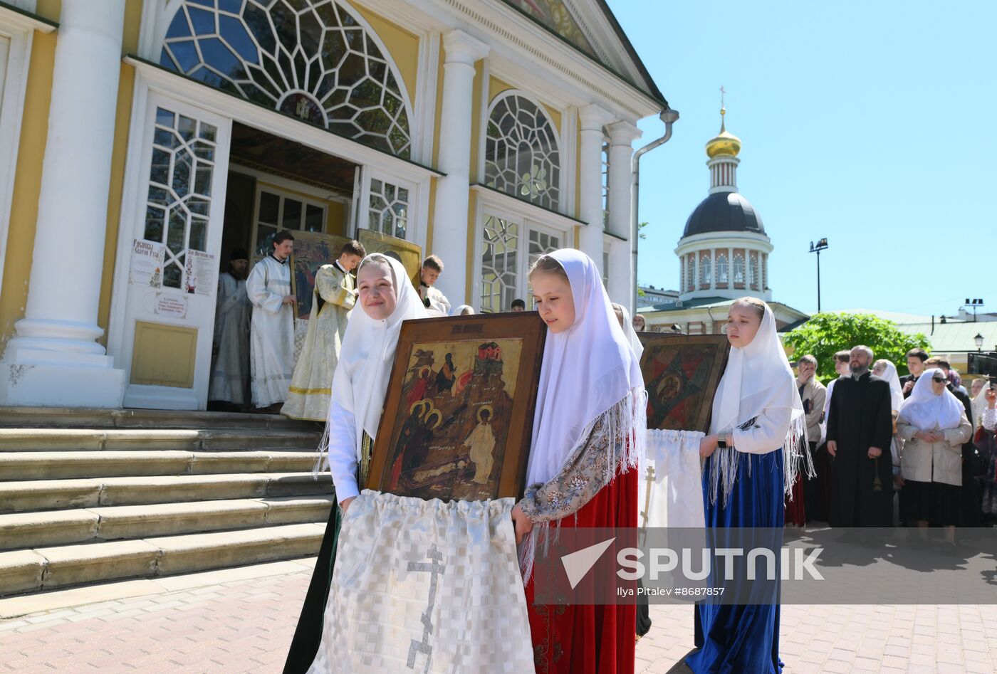 Russia Religion Myrrh-Bearing Women Sunday