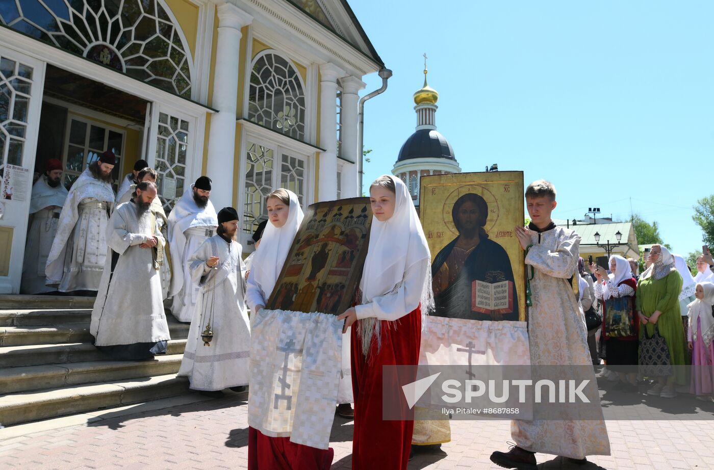 Russia Religion Myrrh-Bearing Women Sunday