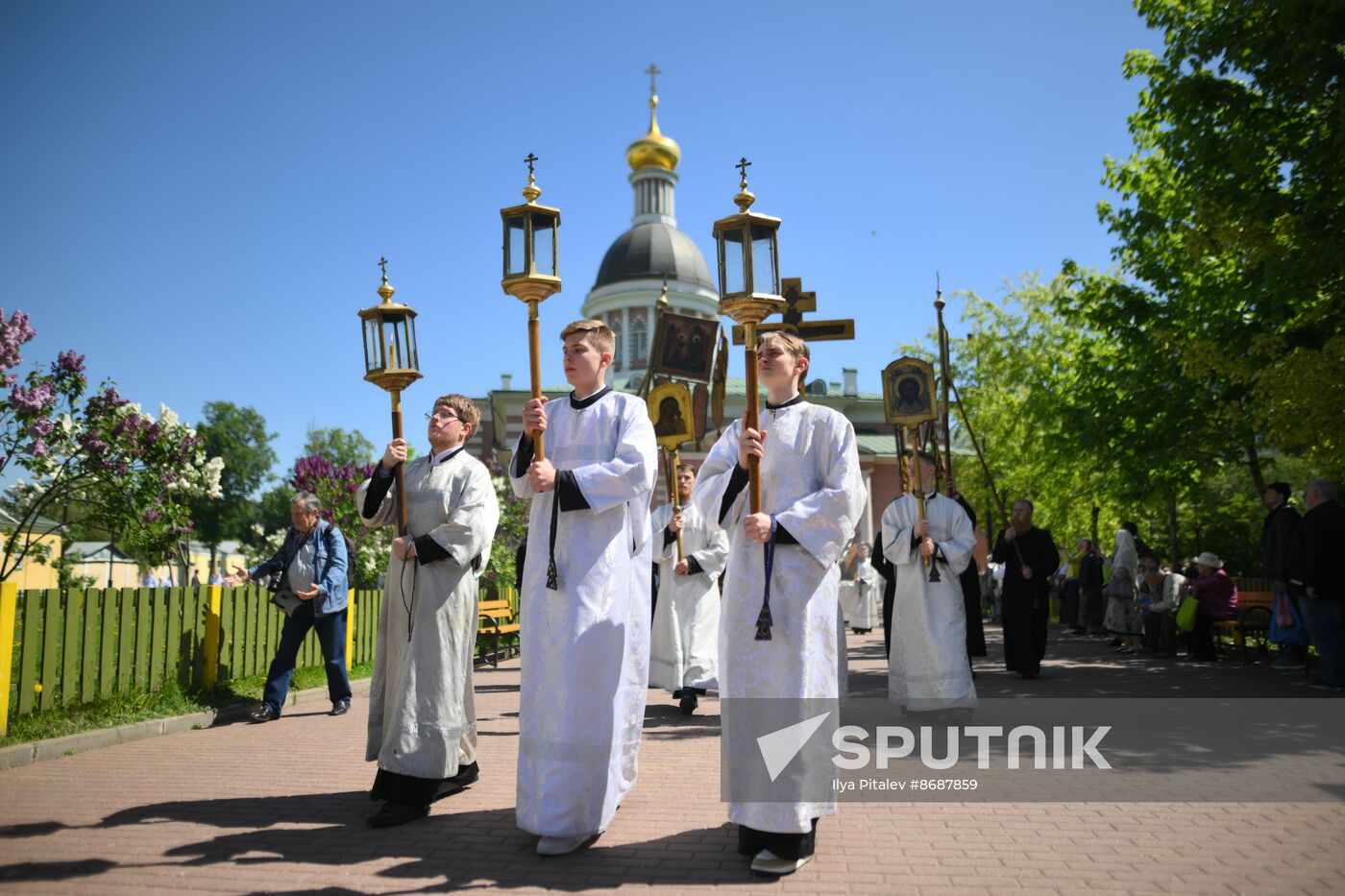 Russia Religion Myrrh-Bearing Women Sunday