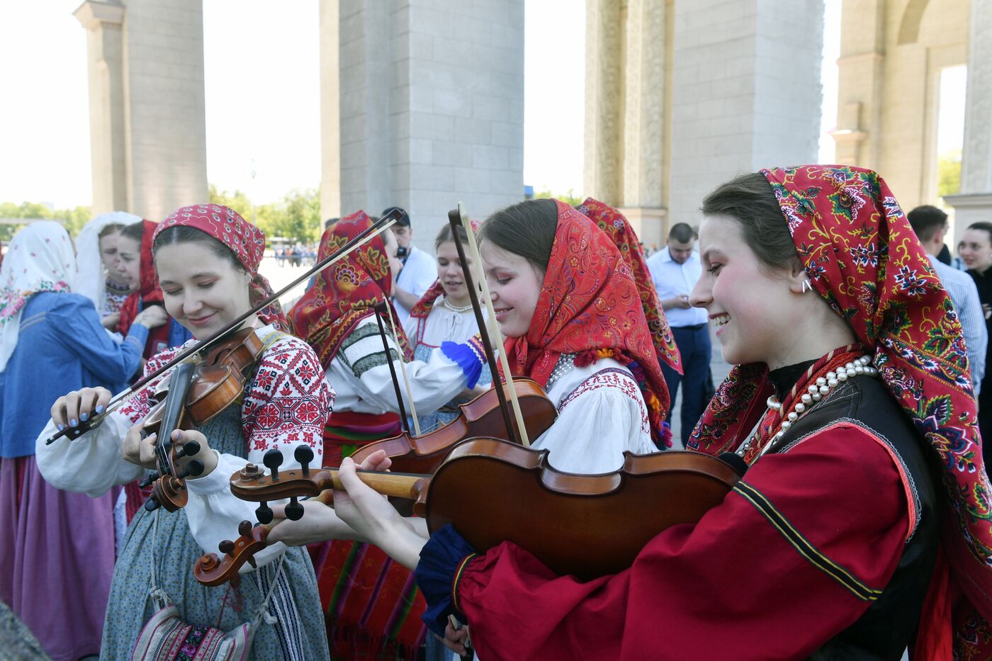 RUSSIA EXPO. The Wedding procession