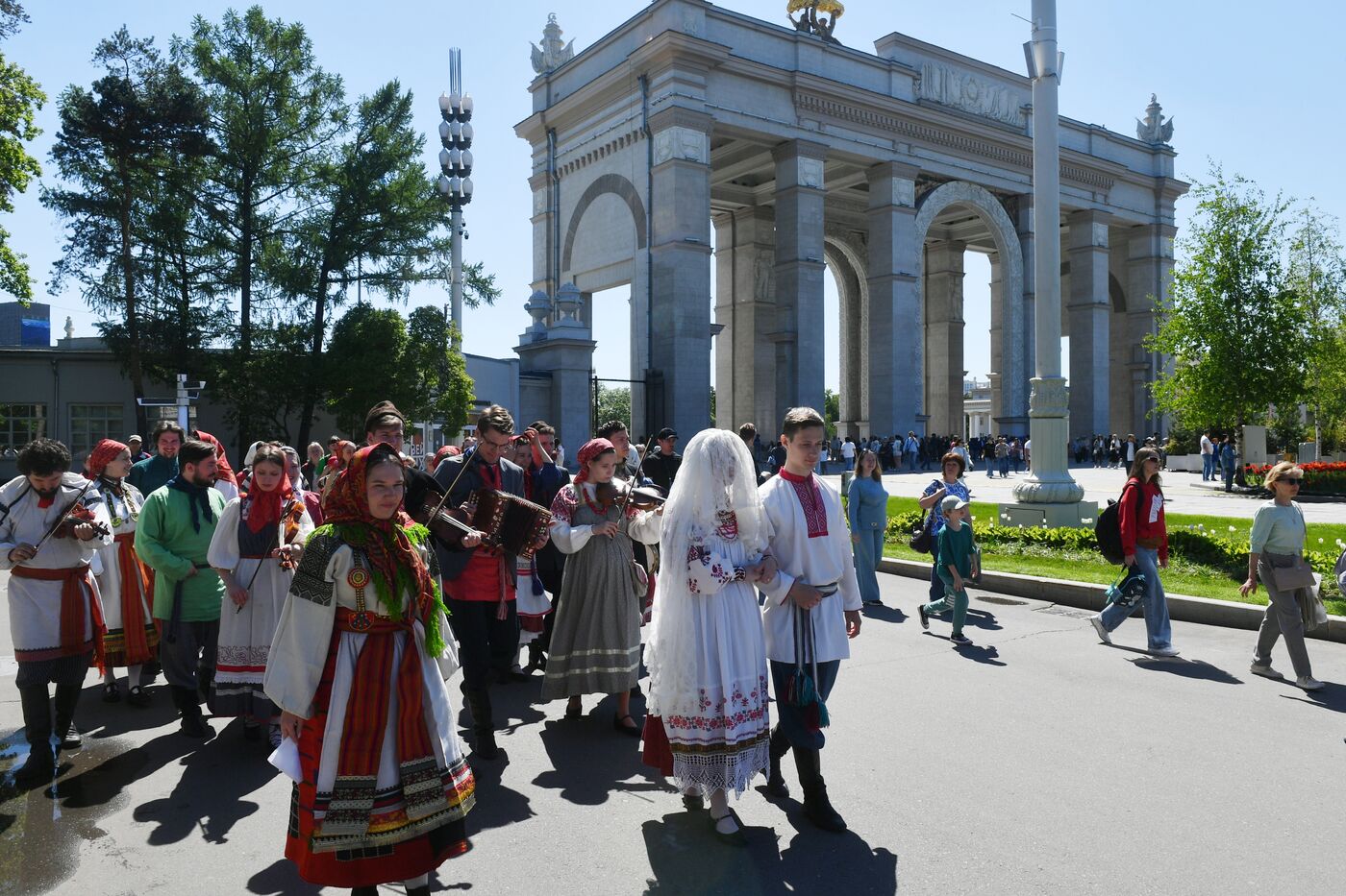 RUSSIA EXPO. The Wedding procession