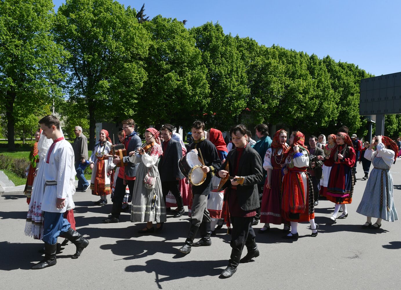 RUSSIA EXPO. The Wedding procession