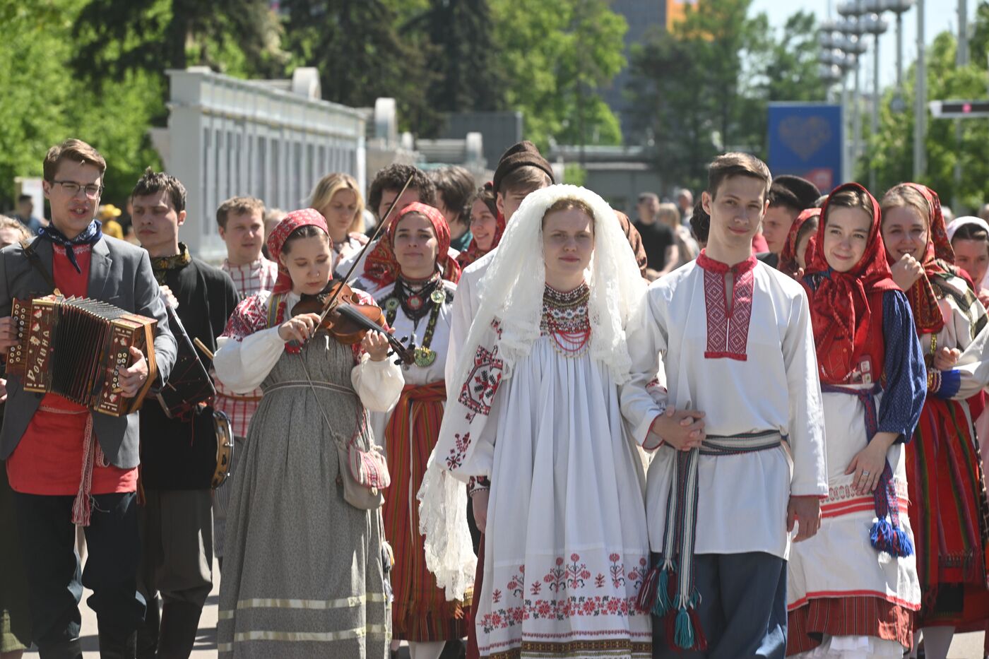 RUSSIA EXPO. The Wedding procession