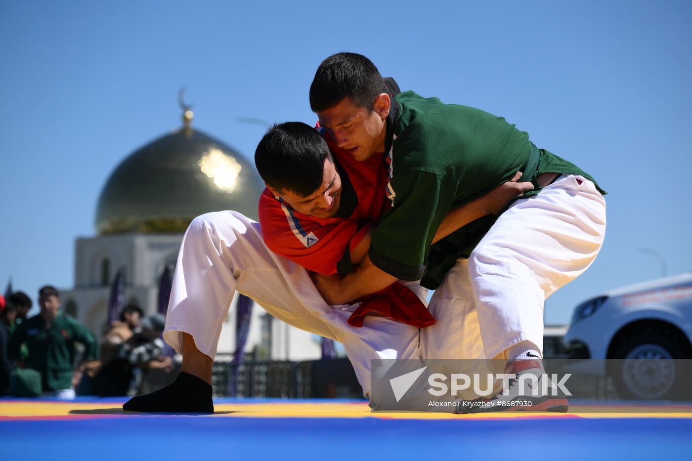 KAZANFORUM 2024. International Belt Wrestling Tournament in memory of the great Tatar scientist, educator, Imam Shigabutdin Marjani