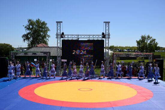 KAZANFORUM 2024. International Belt Wrestling Tournament in memory of the great Tatar scientist, educator, Imam Shigabutdin Marjani