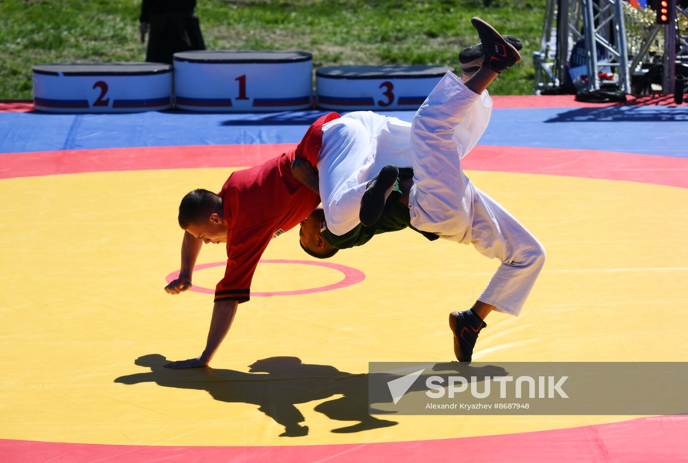 KAZANFORUM 2024. International Belt Wrestling Tournament in memory of the great Tatar scientist, educator, Imam Shigabutdin Marjani