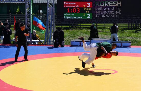 KAZANFORUM 2024. International Belt Wrestling Tournament in memory of the great Tatar scientist, educator, Imam Shigabutdin Marjani