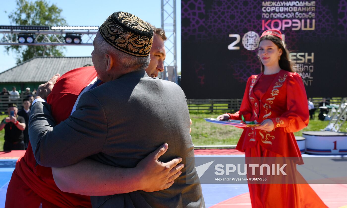 KAZANFORUM 2024. International Belt Wrestling Tournament in memory of the great Tatar scientist, educator, Imam Shigabutdin Marjani