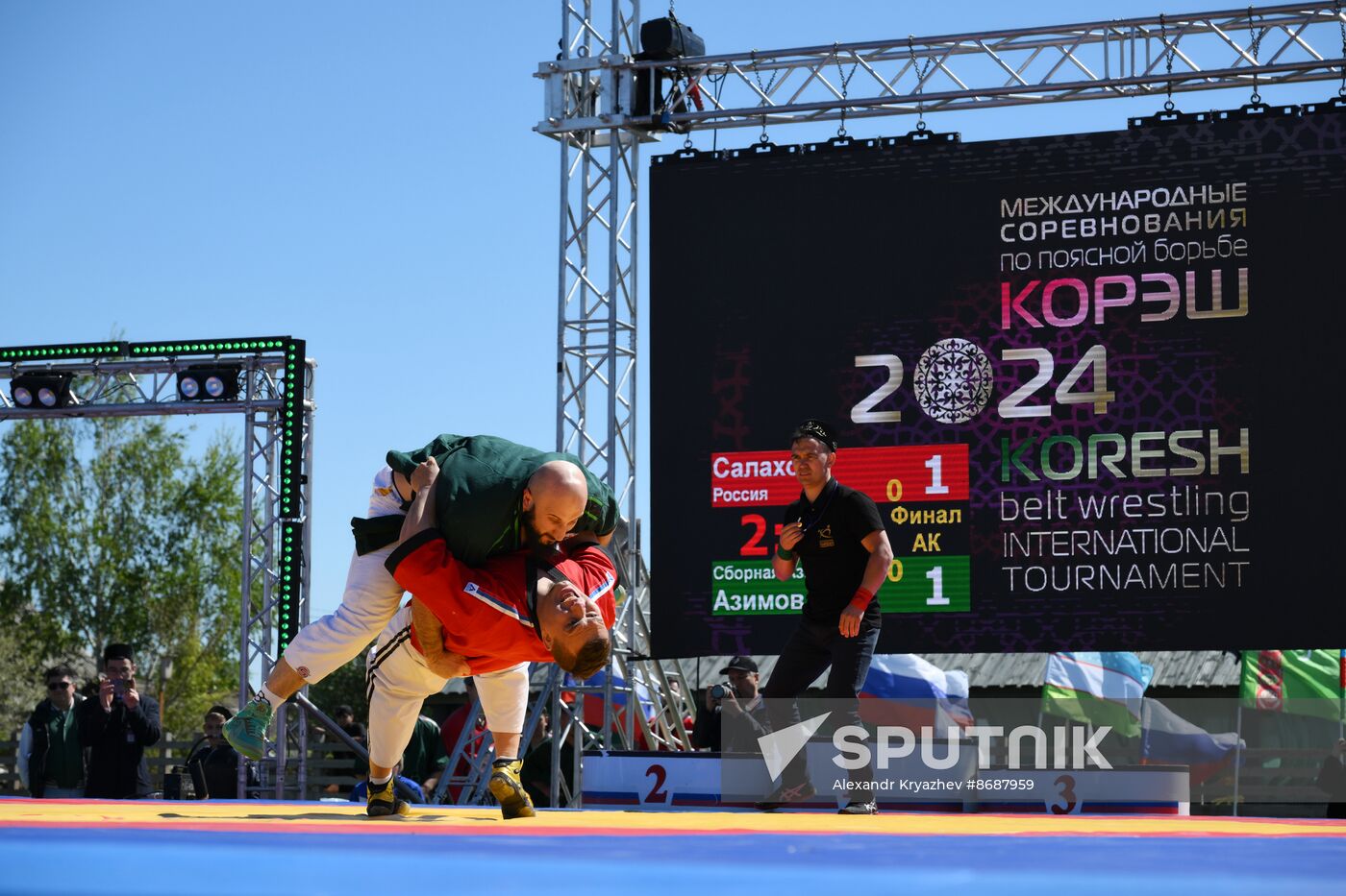 KAZANFORUM 2024. International Belt Wrestling Tournament in memory of the great Tatar scientist, educator, Imam Shigabutdin Marjani