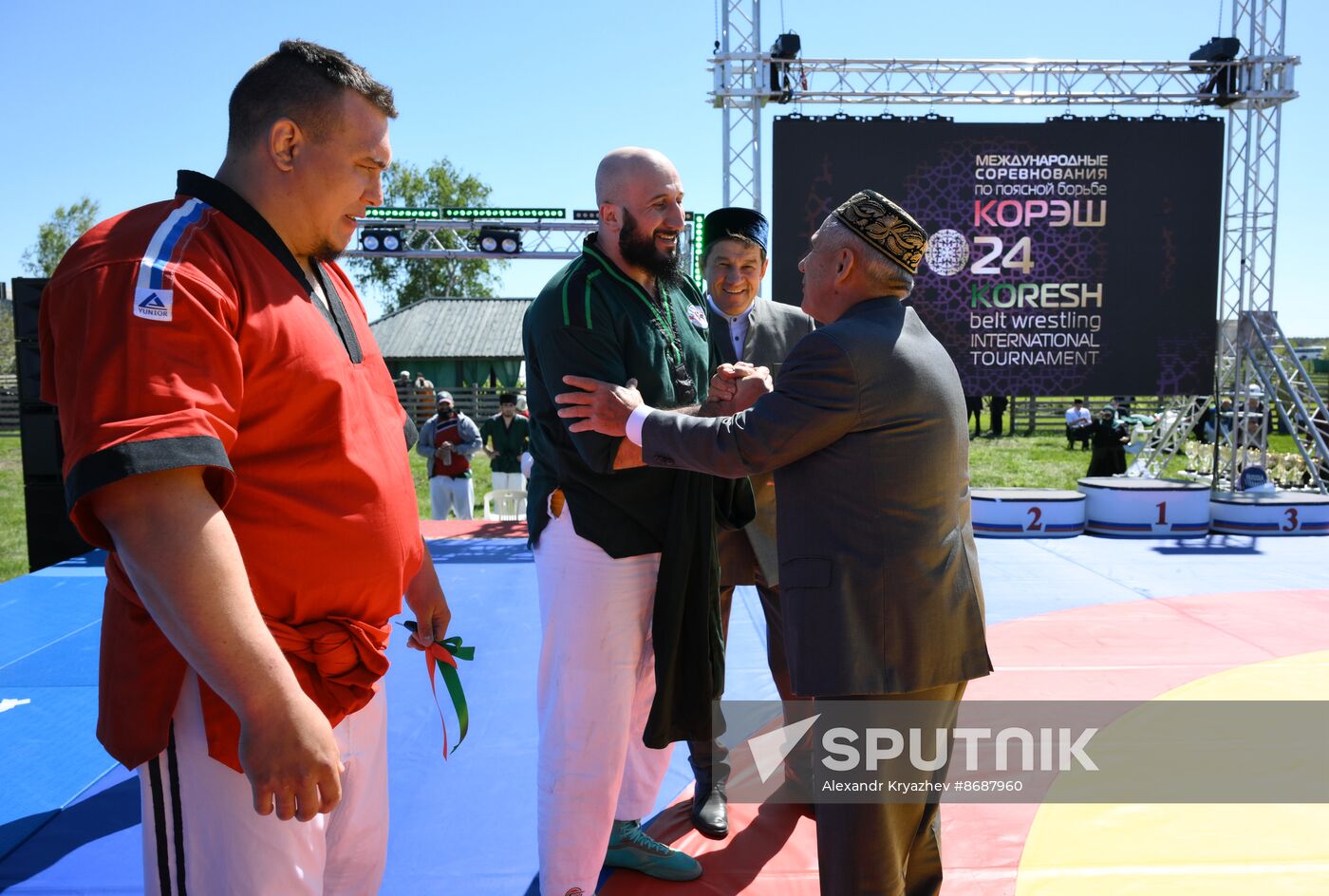 KAZANFORUM 2024. International Belt Wrestling Tournament in memory of the great Tatar scientist, educator, Imam Shigabutdin Marjani
